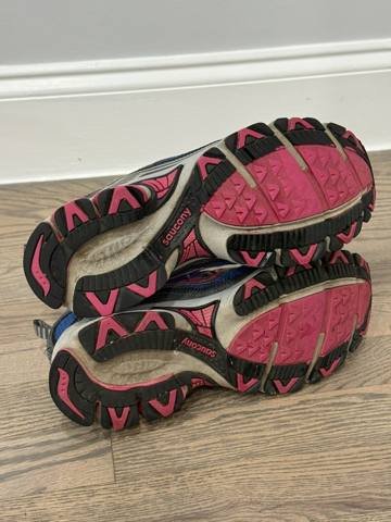 Saucony Excursion TR 6 Womens Size 9 Blue Pink Trail Running Shoes Sneakers photo 5
