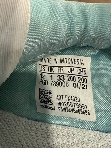Adidas Superstar 360 Aaron Kai Kids Size 1.5 Blue Graphic Slip On Shoes Sneakers photo 2