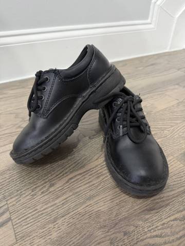 Eastland Plainview Boys Size 12 Black Lace Up Oxford School Uniform Dress Shoes photo 2