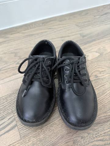 Eastland Plainview Boys Size 12 Black Lace Up Oxford School Uniform Dress Shoes photo 4