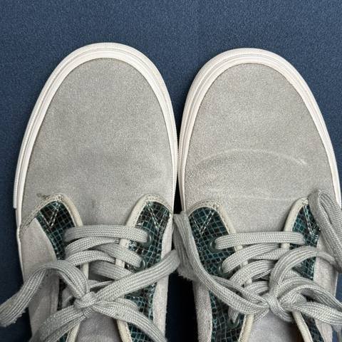 Supreme x Vans Chukka Boot 95 Mens Size 9.5 Gray Blue Snakeskin Skate Shoes 2010 photo 10