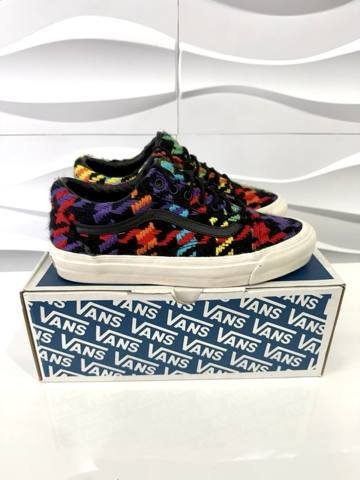 Vans Old Skool x Barneys New York Mens 8 Womens 9.5 Tweed Skate Shoes Sneakers photo 2