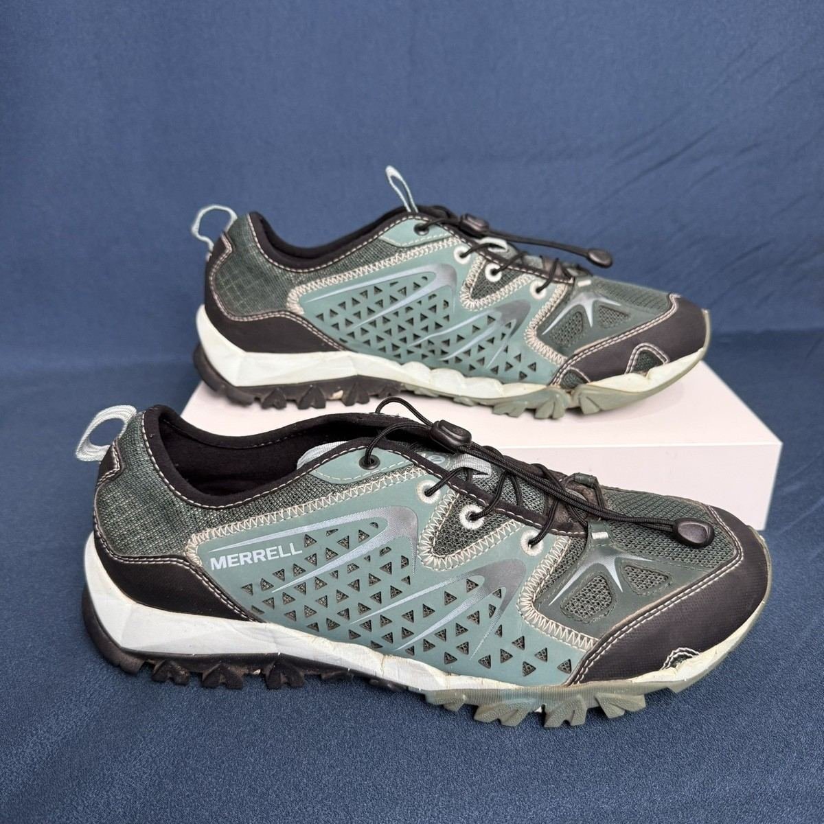Merrell Womens Size 9 Sagebrush Green Vibram Trail Hiking Water Shoes
