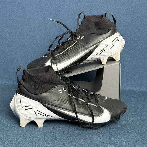 Nike Vapor Edge Pro 360 2 Mens Size 9 Black Football Cleats DA5456-001