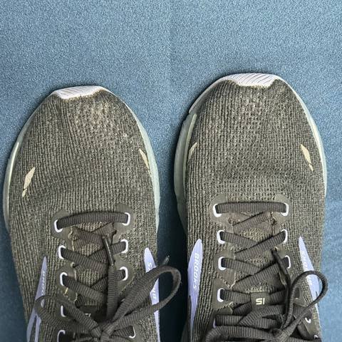 Brooks Ghost 15 Womens Size 11.5 Black Purple Athletic Running Shoes Sneakers photo 4