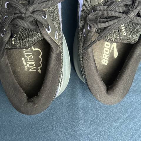 Brooks Ghost 15 Womens Size 11.5 Black Purple Athletic Running Shoes Sneakers photo 6