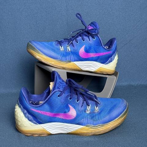Nike Zoom Kobe Venomenon 5 Mens Size 9.5 Blue Pink Basketball Shoes Sneakers