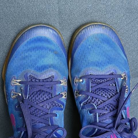 Nike Zoom Kobe Venomenon 5 Mens Size 9.5 Blue Pink Basketball Shoes Sneakers photo 5
