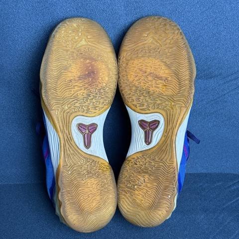 Nike Zoom Kobe Venomenon 5 Mens Size 9.5 Blue Pink Basketball Shoes Sneakers photo 6
