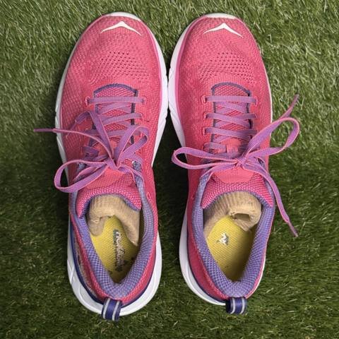 Hoka Hupana 2 Womens Size 9.5 Pink Purple Knit Athletic Running Shoes Sneakers photo 6