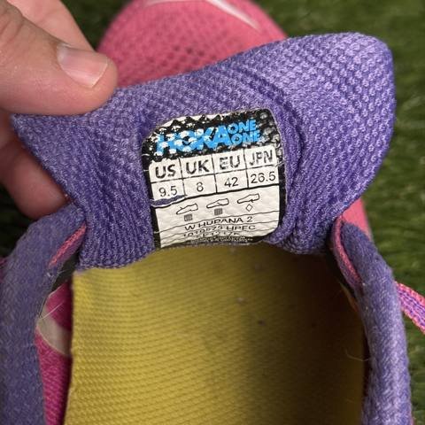 Hoka Hupana 2 Womens Size 9.5 Pink Purple Knit Athletic Running Shoes Sneakers photo 8