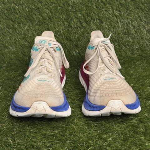 Hoka Mach 5 Mens Size 11 D White Orange Blue Lightweight Running Shoes Sneakers photo 2