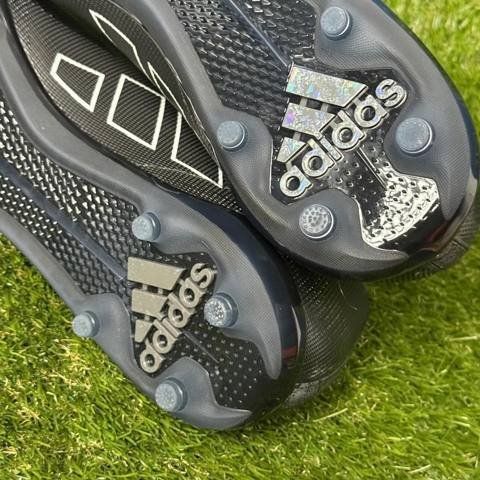 Adidas Adizero 12.0 Mens Size 14 Black Silver Low Top Football Cleats GY6513 photo 8