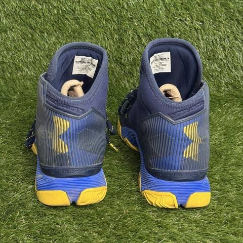 Under Armour Curry 2.5 Dub Nation Mens Size 11.5 Royal Blue Basketball Shoes photo 4