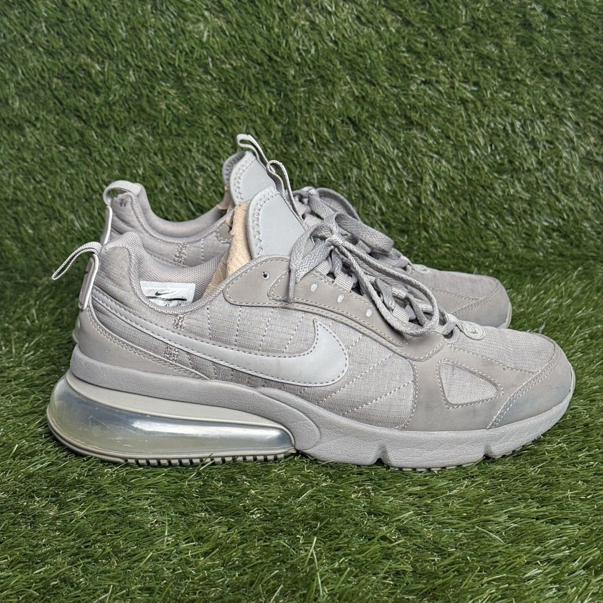 Nike Air Max 270 Futura Mens Size 8 Gray White Athletic Running Shoes Sneakers