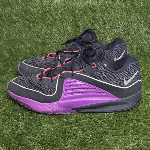 Nike KD 16 Mens Size 14 Black Purple Kevin Durant Basketball Sneakers FB2390-900 photo 3