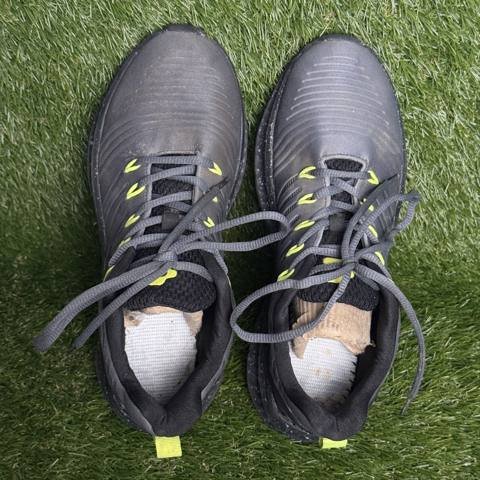 Charly Falcon Relaxed Mens Size 8.5 Gray Neon Yellow Walking Running Shoes photo 6