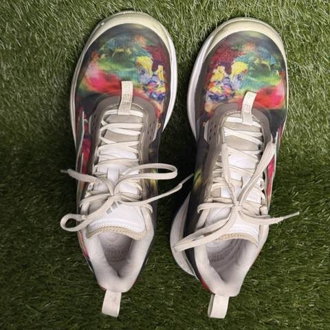 Adidas Avacourt Womens Size 8.5 Floral Multicolor Tennis Court Shoes Sneakers photo 6