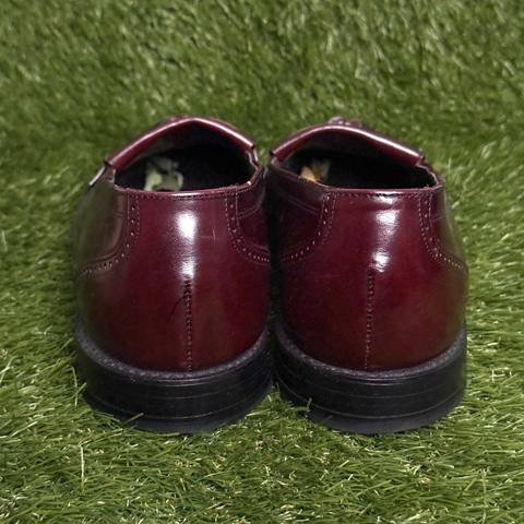 Vintage Bostonian Tassel Loafers Mens Size 11 Burgundy Leather USA Made photo 3