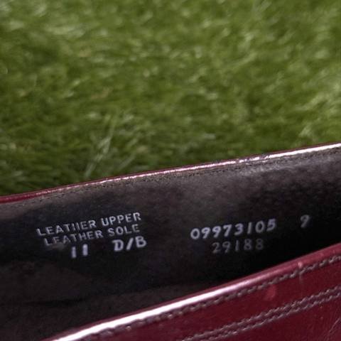Vintage Bostonian Tassel Loafers Mens Size 11 Burgundy Leather USA Made photo 7