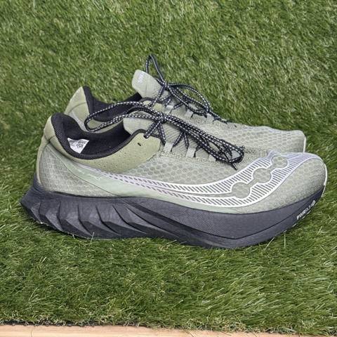 Saucony Endorphin Pro 4 Mens Size 14 Olivine Green Black Carbon Marathon Shoes
