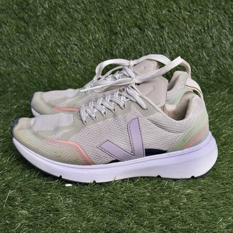 Veja Condor 2 Alveomesh Womens Size 8 White Green Running Walking Shoes Sneakers photo 3