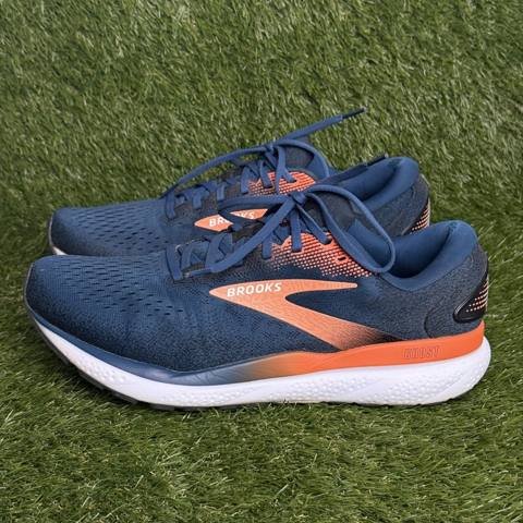 Brooks Ghost 16 Mens Size 12.5 D Blue Orange Road Running Shoes Sneakers photo 4
