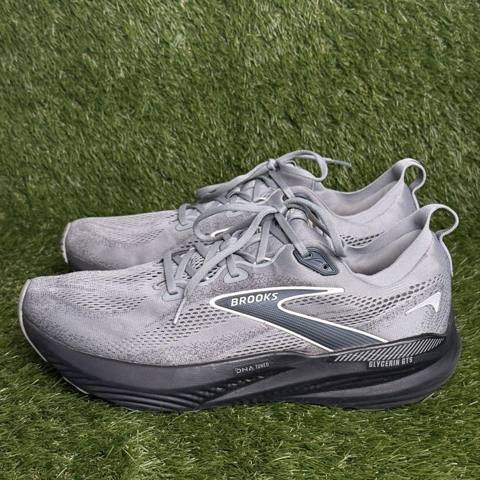 Brooks Glycerin GTS 22 Mens Size 12 D Gray Support Running Shoes 1104461D078