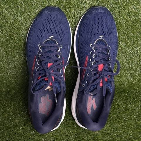 Brooks Ghost 11 Mens Size 12.5 D Navy Blue Red Athletic Running Shoes Sneakers photo 6