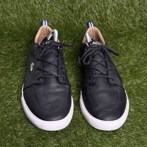 Lacoste Bayliss 119 1 Mens Size 9.5 Black Leather Lifestyle Sneakers Shoes photo 2