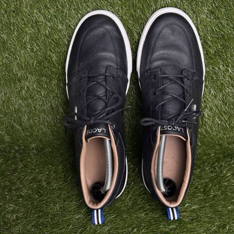Lacoste Bayliss 119 1 Mens Size 9.5 Black Leather Lifestyle Sneakers Shoes photo 6