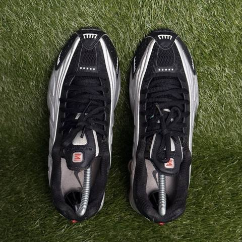 Nike Shox R4 OG Mens Size 6.5 Black Silver Red Running Shoes Sneakers BV1111-008 photo 6