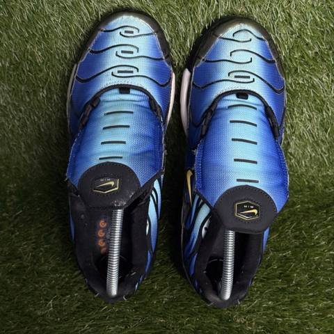 Nike Air Max Plus GS Boys Size 7Y Blue Black Yellow Youth Sneakers BV7426-003 photo 6
