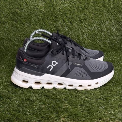 On Cloud Cloudrunner 2 Womens Size 9 Black White Supportive Running Shoes
