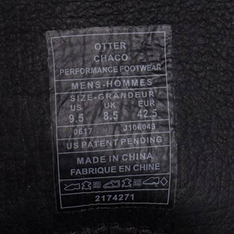 Chaco Otter Hiking Boots Mens Size 9.5 Brown Leather Suede Moc Toe Outdoor photo 2