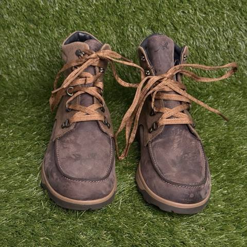 Chaco Otter Hiking Boots Mens Size 9.5 Brown Leather Suede Moc Toe Outdoor photo 3