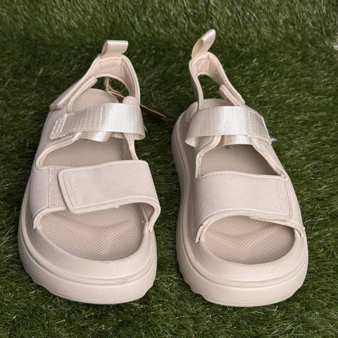 Project Cloud Platform Sandals Womens Size 8.5 Cream Strappy Sport Walking photo 2