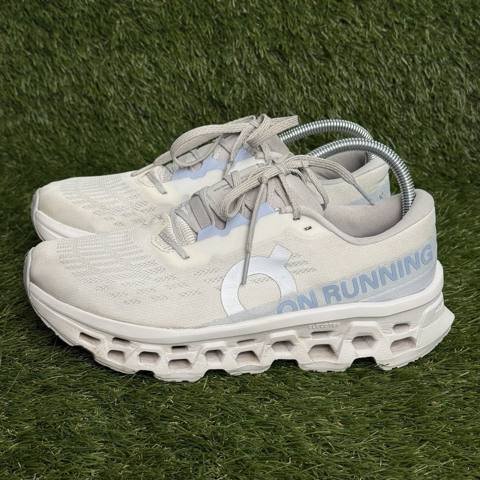 On Cloud Cloudmonster 2 Womens Size 8.5 White Max Cushion Running Shoes Sneakers photo 3
