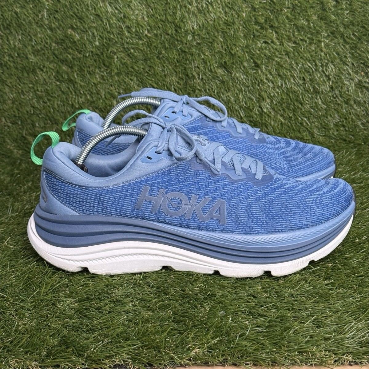 Hoka One One Gaviota 5 Mens Size 11.5 D Blue Stability Running Shoes 1127929