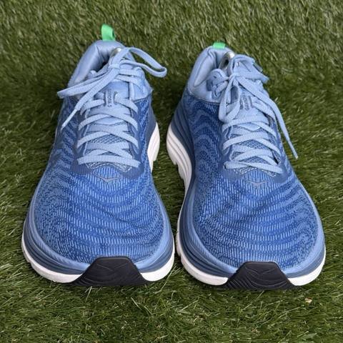 Hoka One One Gaviota 5 Mens Size 11.5 D Blue Stability Running Shoes 1127929 photo 2