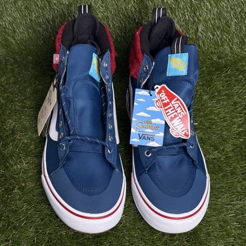 Vans Sk8-Hi MTE 2.0 DX The Simpsons Mr Plow Mens Size 11 Blue High Top Sneakers photo 2