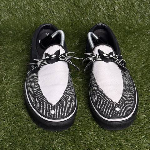 Vans x Disney Slip On Jack Skellington Bow Tie Mens Size 11 Nightmare Christmas photo 2