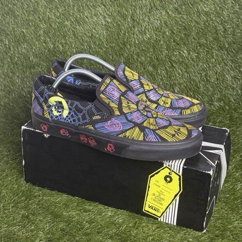 Vans x Disney Nightmare Before Christmas Oogie Boogie Mens Size 11 Slip On Shoes