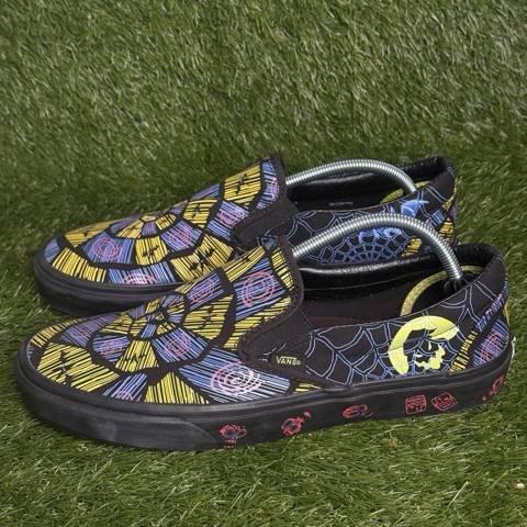 Vans x Disney Nightmare Before Christmas Oogie Boogie Mens Size 11 Slip On Shoes photo 3