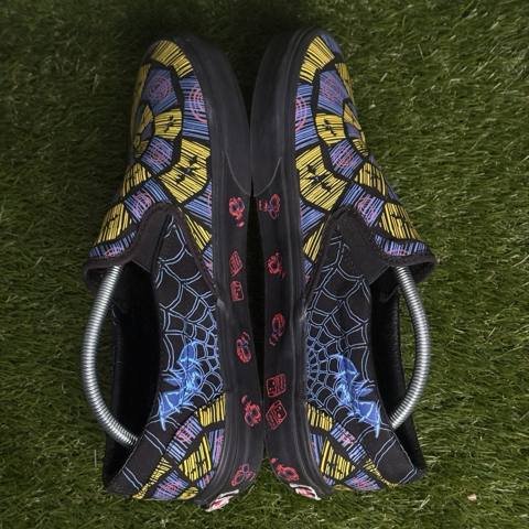 Vans x Disney Nightmare Before Christmas Oogie Boogie Mens Size 11 Slip On Shoes photo 5