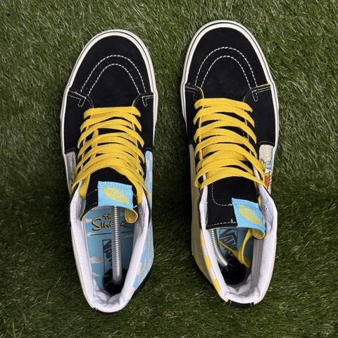 Vans Sk8-Hi The Simpsons Family Mens Size 11 White High Top Sneakers 1987-2020 photo 6