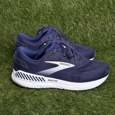 Brooks Beast GTS 23 Mens Size 11 4E Extra Wide Blue Stability Running Shoes