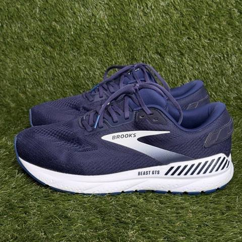 Brooks Beast GTS 23 Mens Size 11 4E Extra Wide Blue Stability Running Shoes photo 4