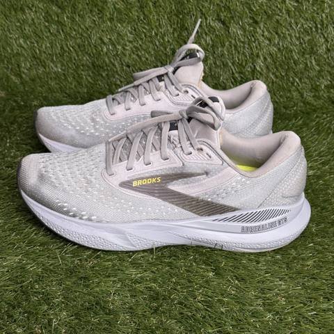 Brooks Adrenaline GTS 24 Mens Size 8.5 D Alloy White Gold Support Running Shoes photo 4