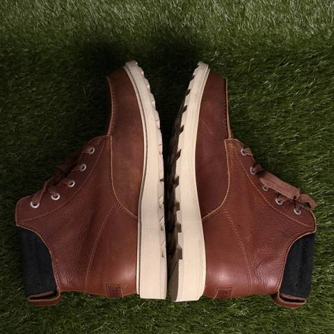 Sorel Madson II Moc Toe Mens Size 9 Tan Tobacco Waterproof Leather Boots photo 6